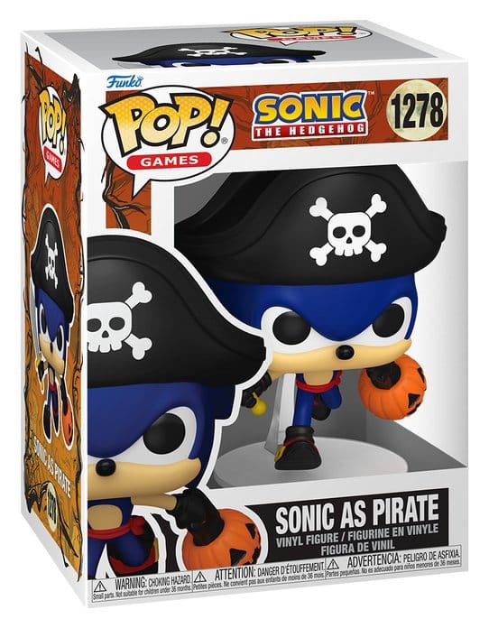 Sonic the Hedgehog Figura POP! Games Vinyl Pirate Sonic 9 cm