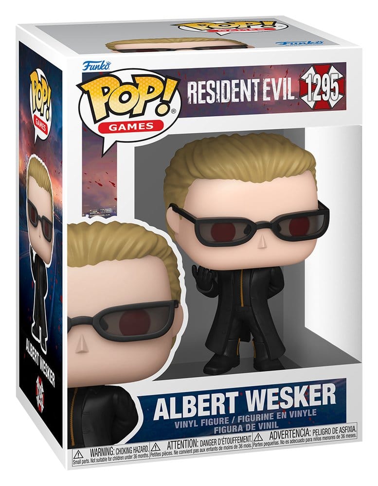 Resident Evil Figura POP! Games Vinyl Albert Wesker 9 cm