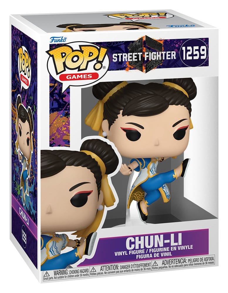 Street Fighter 6 Figura POP! Games Vinyl Chun-li 9 cm