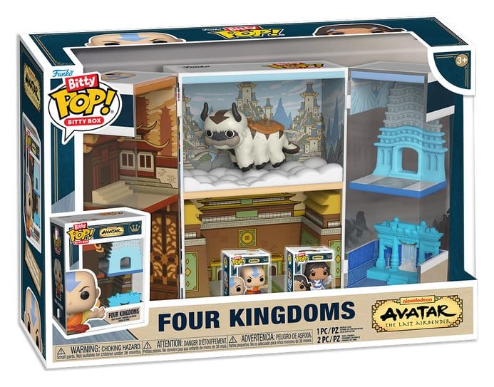 Avatar: la leyenda de Aang Bitty POP! Bitty Box Expositor con 2 Figuras de vinilo Kingdoms