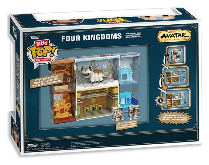 Avatar: la leyenda de Aang Bitty POP! Bitty Box Expositor con 2 Figuras de vinilo Kingdoms