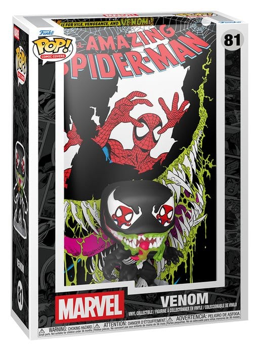 Marvel POP! Comic Covers Vinyl Figura Amazing Spider-Man #346 (Venom) 9 cm