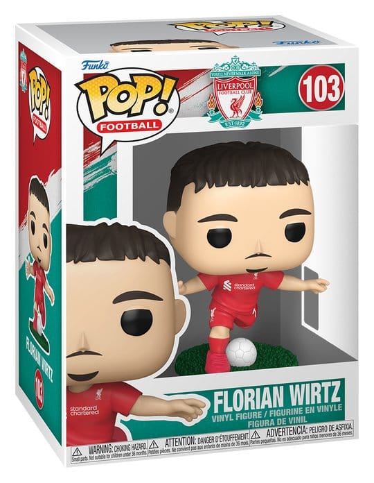 Liverpool FC Figura POP! Football Vinyl Florian Wirtz 9 cm