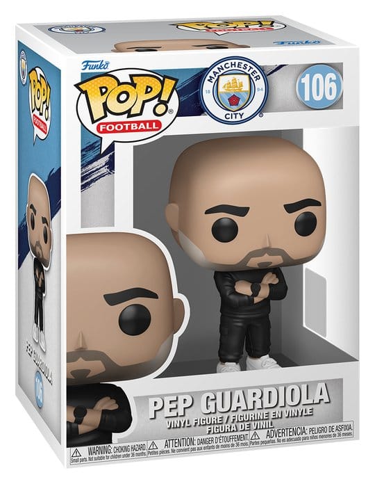 Manchester City F.C. Figura POP! Football Vinyl Pep Guardiola 9 cm