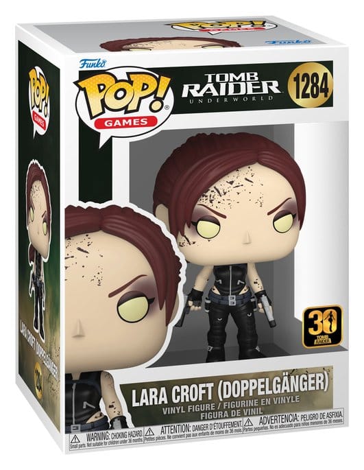 Tomb Raider Figura POP! Games Vinyl Lara Croft(Doppelganger) 9 cm
