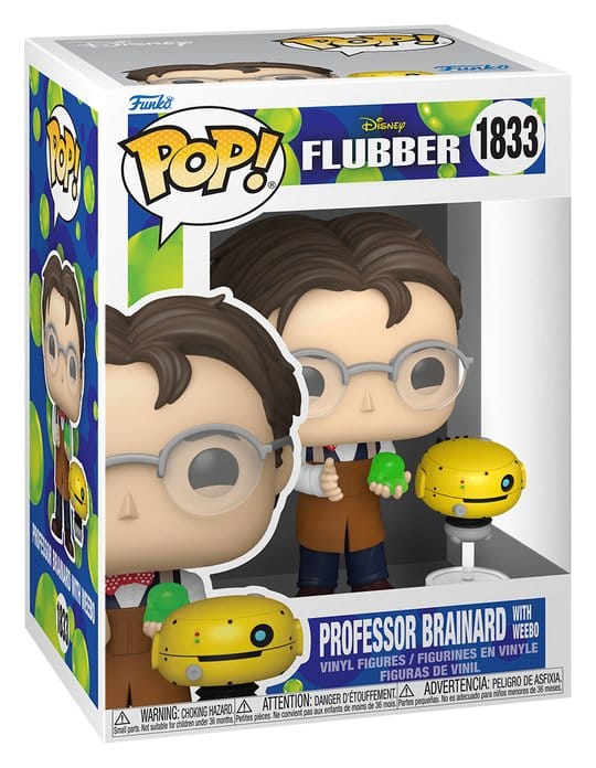 Flubber POP! Animation Vinyl Figuren Professor w/Weebo w/Chase 9 cm Surtido (6)