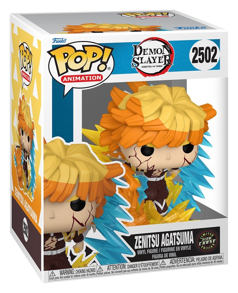 Demon Slayer: Kimetsu no Yaiba Figura POP! Premium Vinyl Zenitsu with Chase (Glow) 9 cm Surtido (3)