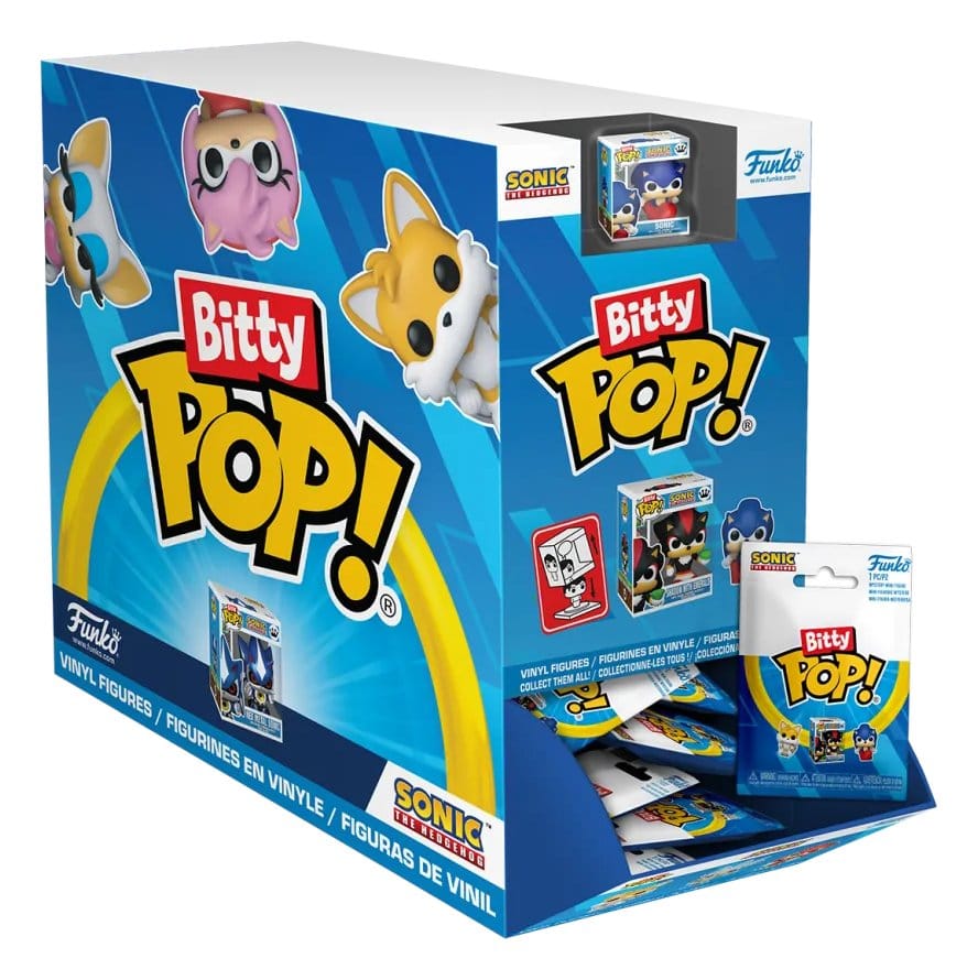 Sonic the Hedgehog Bitty POP! Vinyl Figuras 2 cm Expositor (32) Frikytopia