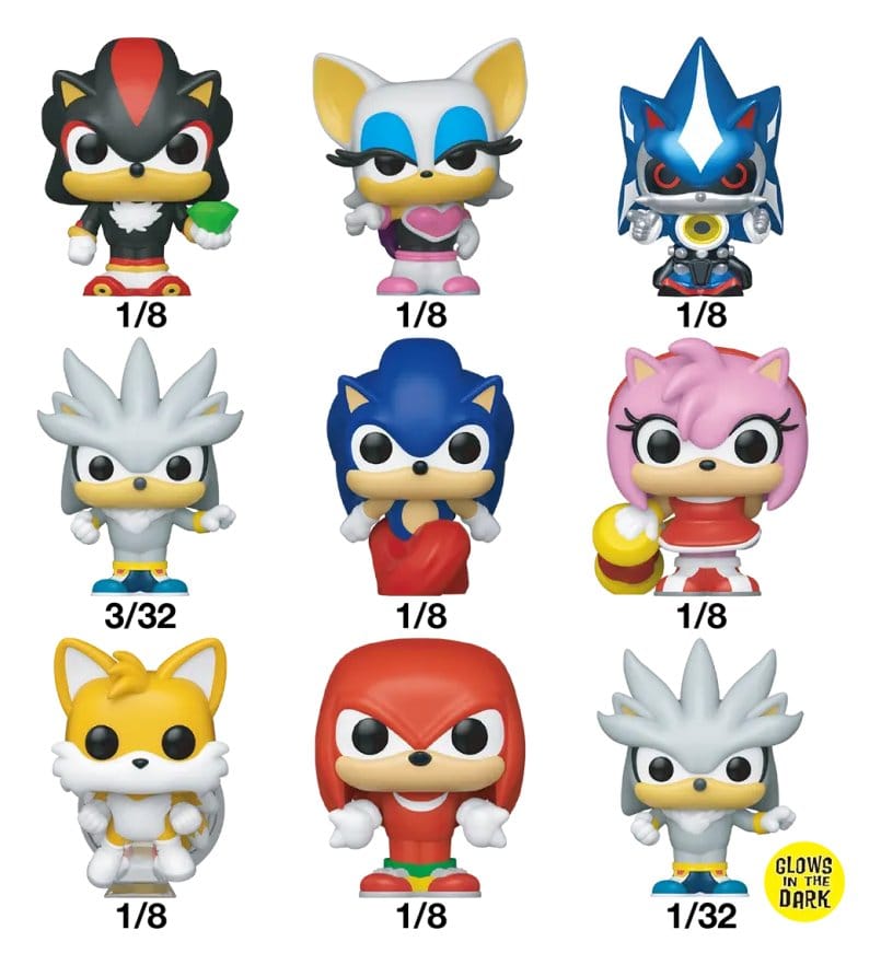 Sonic the Hedgehog Bitty POP! Vinyl Figuras 2 cm Expositor (32)