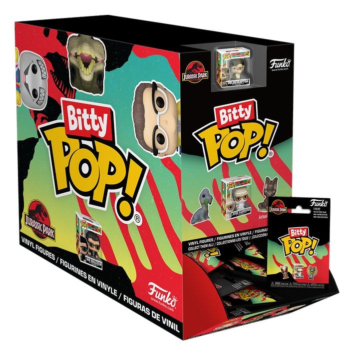 Jurassic Park Bitty POP! Vinyl Figuras 2 cm Expositor (32) Frikytopia