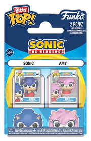 Sonic the Hedgehog Pack de 2 Figuras Bitty POP! Vinyl Sonic & Amy Rose 2 cm