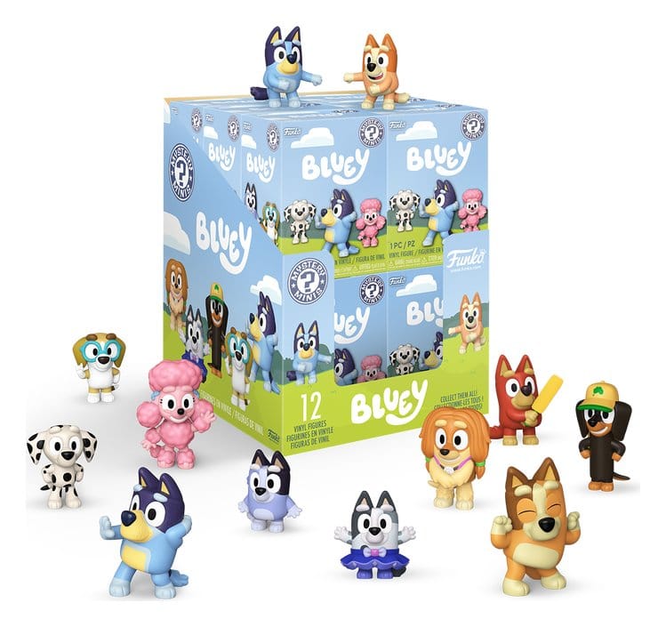 Bluey Mystery Minis Minifiguras 5 cm Bluey Expositor (12) Frikytopia