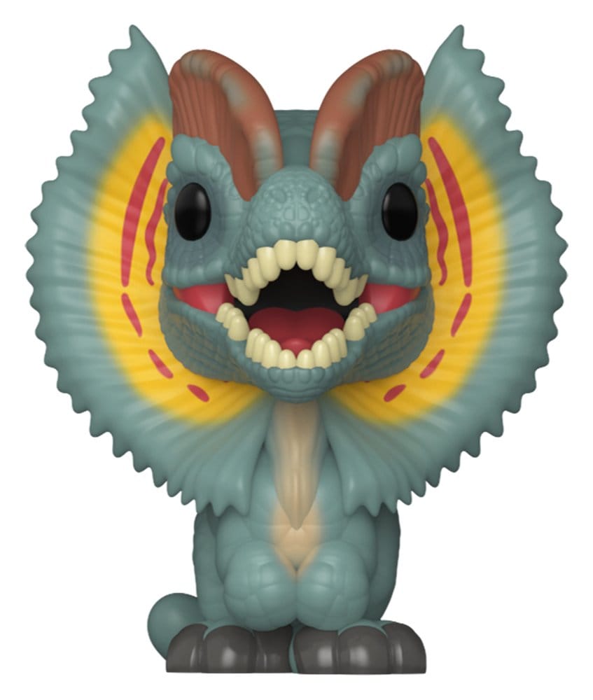 Jurassic Park Pack de 2 Figuras Bitty POP! Vinyl Tyrannosaurus Fossil & Dilophosaurus 2 cm