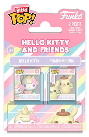 Sanrio Pack de 2 Bitty POP! Vinyl Figuras HK & PomPom 2 cm