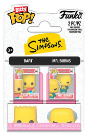 Simpsons Pack de 2 Bitty POP! Vinyl Figuras B & Mr. B 2 cm