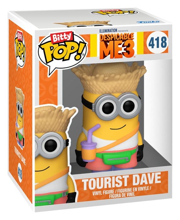 Blister 2 figuras Bitty POP Minions Bob & Dave