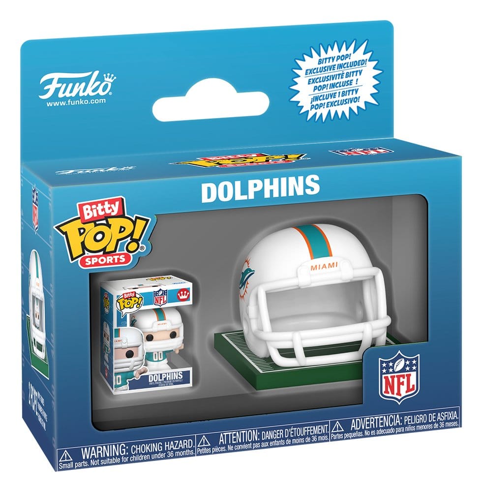 NFL Bitty POP! Helmets Vinyl Figures AFC Series 1 Surtido (12)