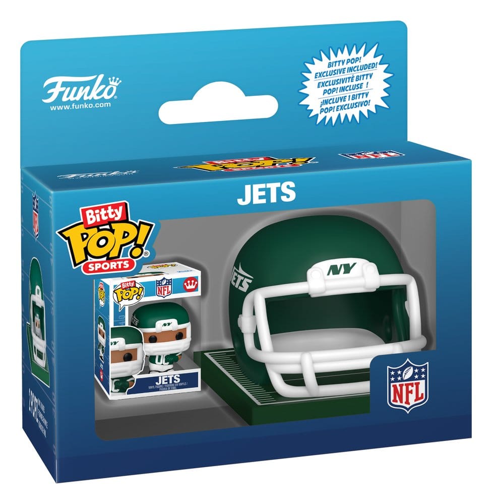 NFL Bitty POP! Helmets Vinyl Figures AFC Series 1 Surtido (12)