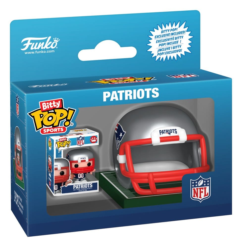 NFL Bitty POP! Helmets Vinyl Figures AFC Series 1 Surtido (12)