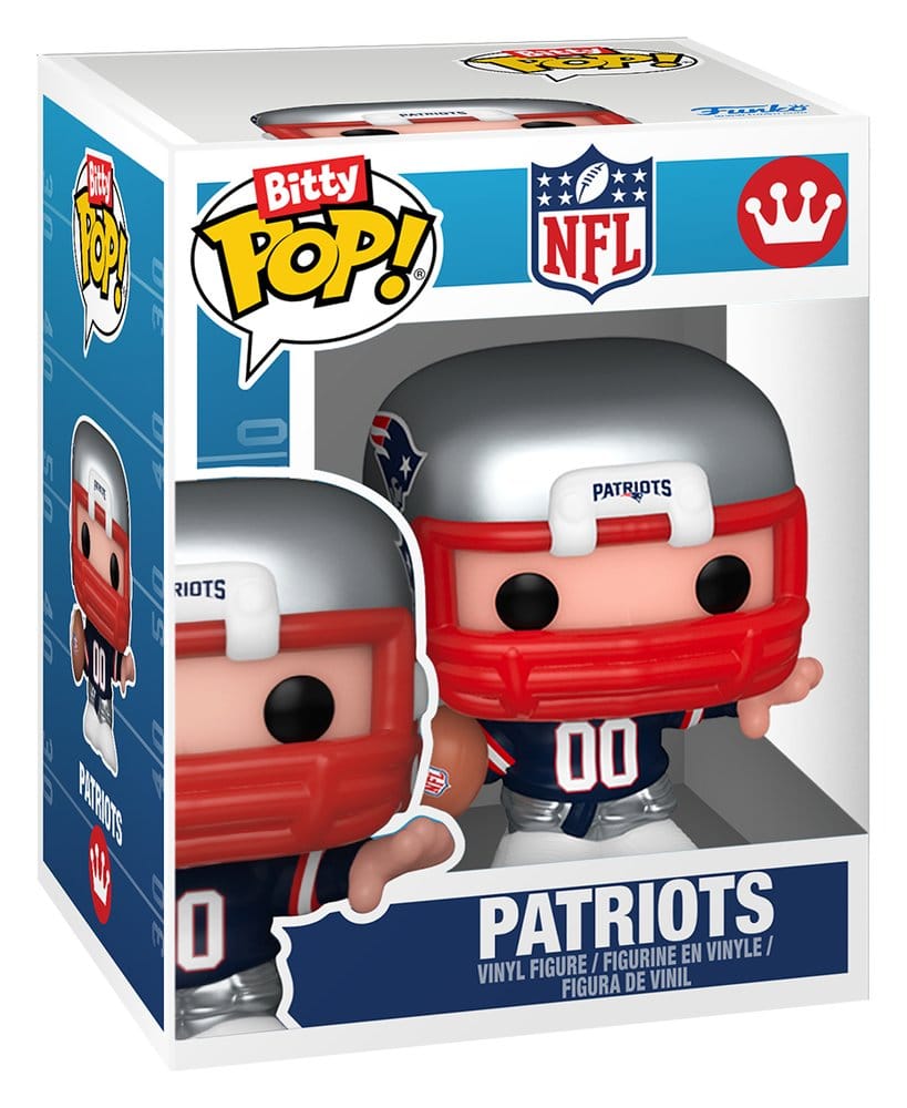 NFL Bitty POP! Helmets Vinyl Figures AFC Series 1 Surtido (12)
