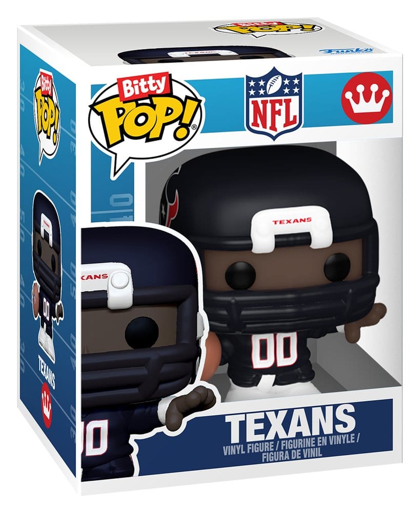 NFL Bitty POP! Helmets Vinyl Figures AFC Series 1 Surtido (12)