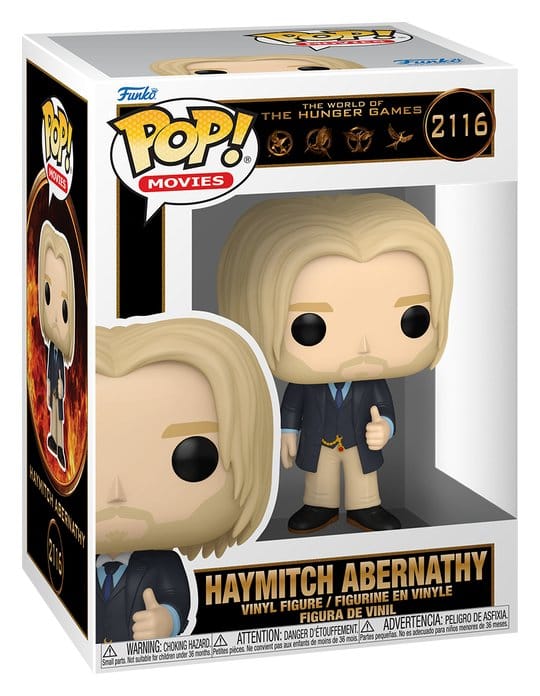 Los juegos del hambre POP! Movies Vinyl Figura Haymitch Abernathy 9 cm