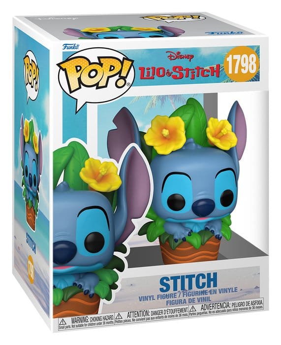 Lilo & Stitch Figura POP! Premium Vinyl Stitch (Plants) 9 cm