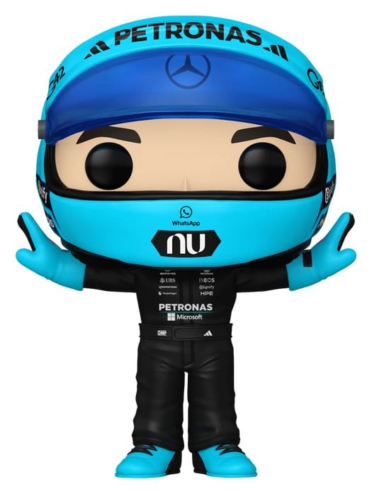 Formular 1 POP! Racing Vinyl Figura Mercedes Benz - George Russell (T-Pose) 9 cm