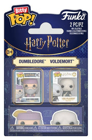 Harry Potter Pack de 2 Figuras Bitty POP! Vinyl Dumbledore/Voldemort 2 cm