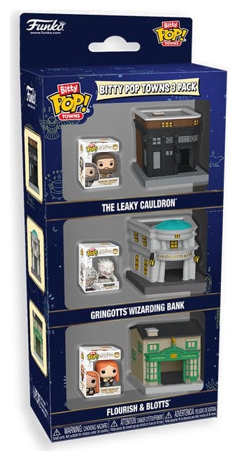 Harry Potter Bitty POP! Towns Vinyl Pack de 3 Figuras Diagon Alley