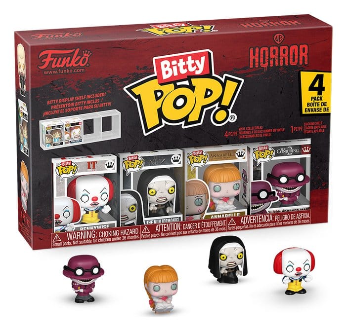 IT Pack de 4 Figuras Bitty POP! Vinyl Pennywise 2,5 cm Frikytopia