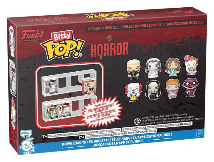 IT Pack de 4 Figuras Bitty POP! Vinyl Pennywise 2,5 cm
