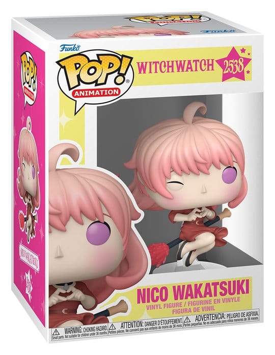 Witch Watch POP! Animatiion Vinyl Figuren Nico w/Chase 9 cm Surtido (6)