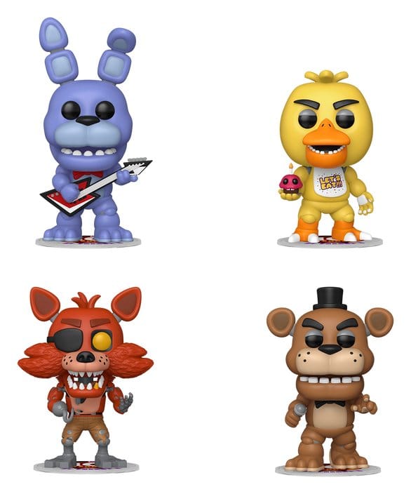 Five Nights at Freddy's Figuras POP! Vinyl 4-Pack Bundle 9 cm Frikytopia