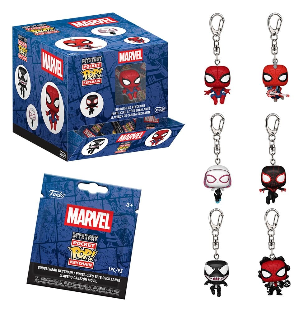 Spider-Man Pocket POP! Llavero Blind Box Surtido (12)