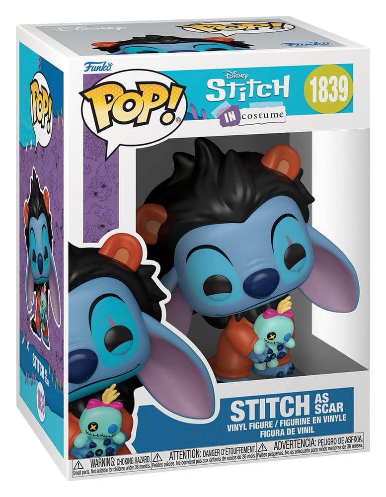 Lilo & Stitch POP! Disney Vinyl Figura Stitch as Scar 9 cm