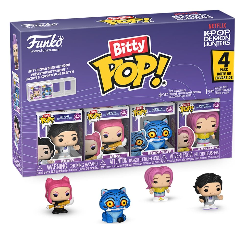 Netflix Bitty POP! Mini Figuras pack de 4 Mira 2 cm Frikytopia