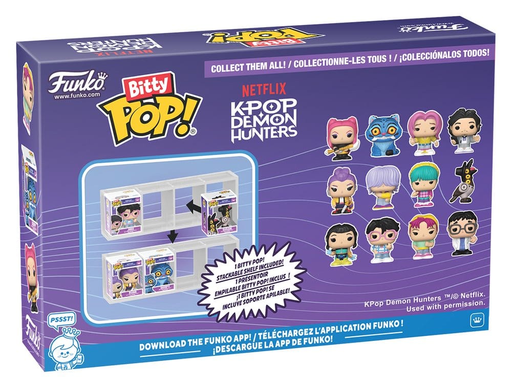 Netflix Bitty POP! Mini Figuras pack de 4 Mira 2 cm