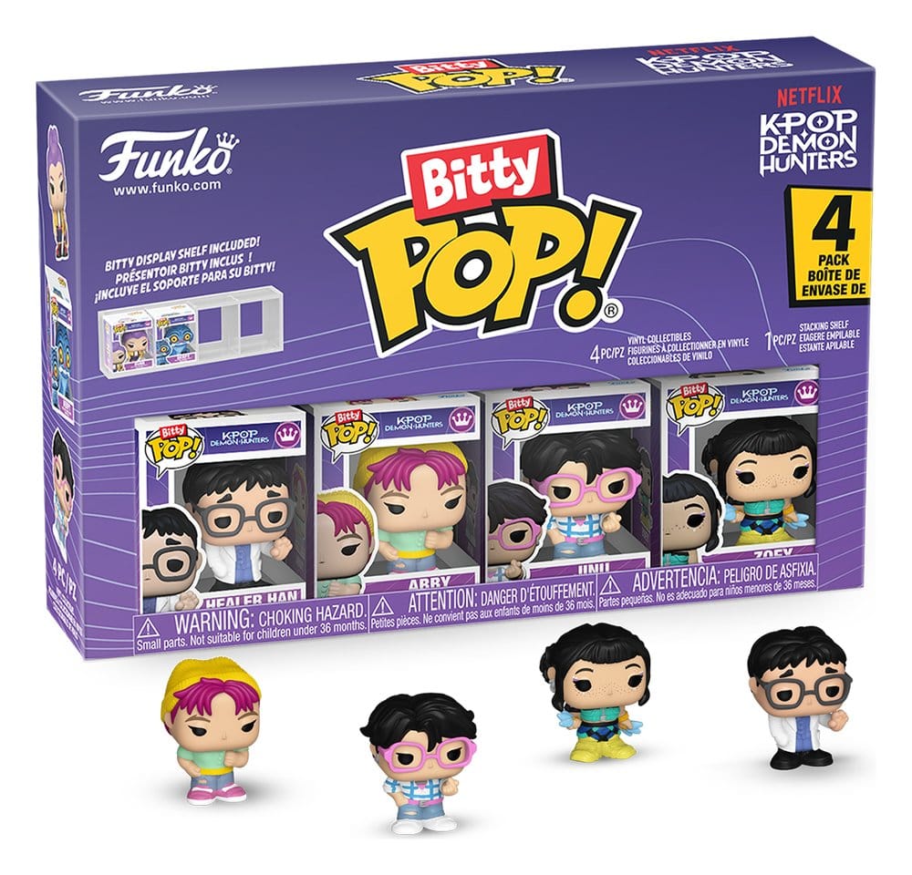 Netflix Bitty POP! Mini Figuras pack de 4 Zoey 2 cm Frikytopia