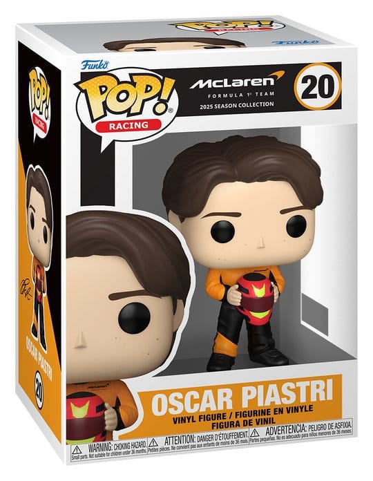 Formular 1 POP! Racing Vinyl Figura McLaren- Oscar Piastri 9 cm