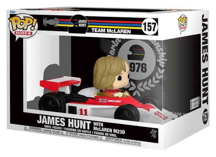 Fórmula 1 POP! Rides Super Deluxe Vinyl Figura McLaren- Hunt ('76) 15 cm