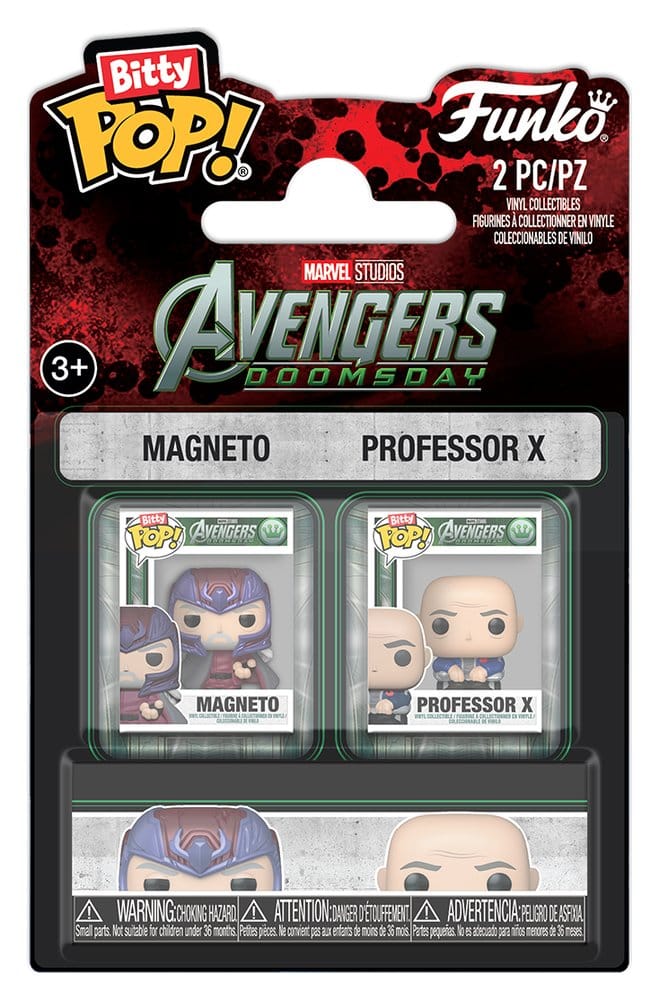 Marvel Bitty POP! Mini Figuras pack de 2 Magneto & Professor X 2 cm
