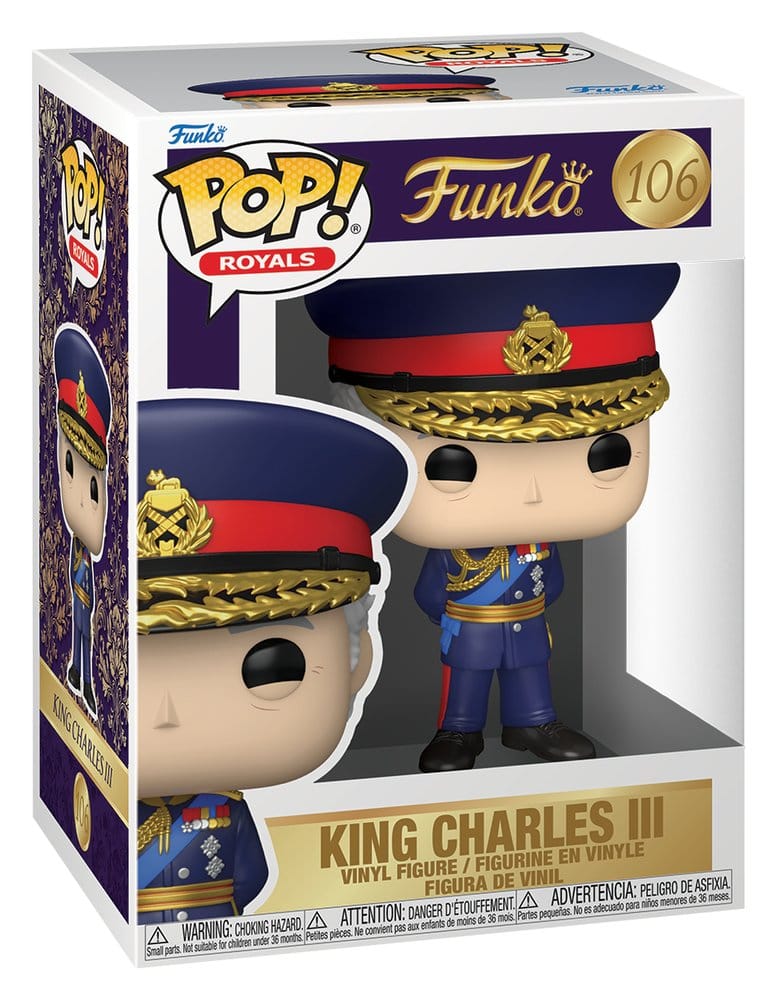 Royal Family Pop! Icons Vinyl Figura King Charles III with Chase 9 cm Surtido (6)