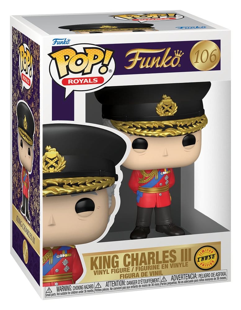 Royal Family Pop! Icons Vinyl Figura King Charles III with Chase 9 cm Surtido (6)