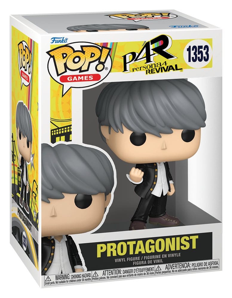 Persona 4 POP! Games Vinyl Figura Protagonist 9 cm