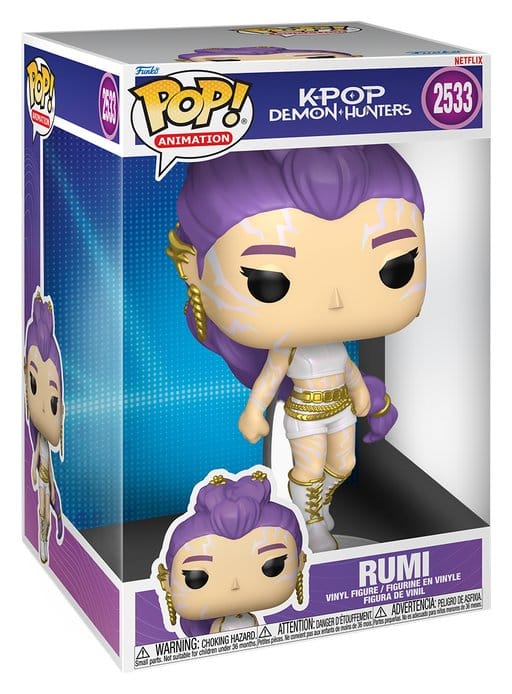 KPop Demon Hunters Figura Super Sized Jumbo POP! Vinyl Rumi 25 cm