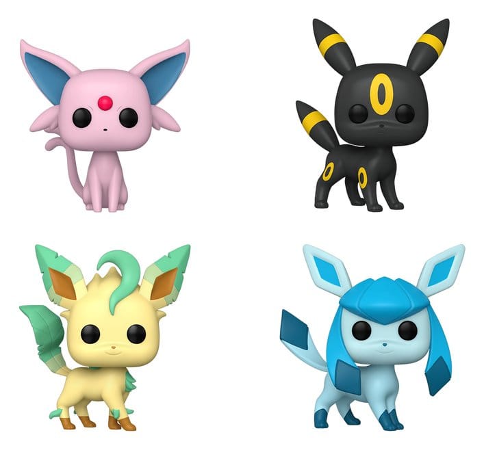 Pokemon Pack de 4 Figuras POP! Vinyl Eeveelutions #2 Bundle 9 cm Frikytopia
