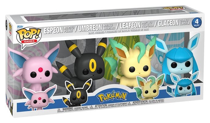 Pokemon Pack de 4 Figuras POP! Vinyl Eeveelutions #2 Bundle 9 cm