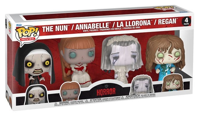 Warner Brothers POP! Vinyl pack de 4 Figuras Horror