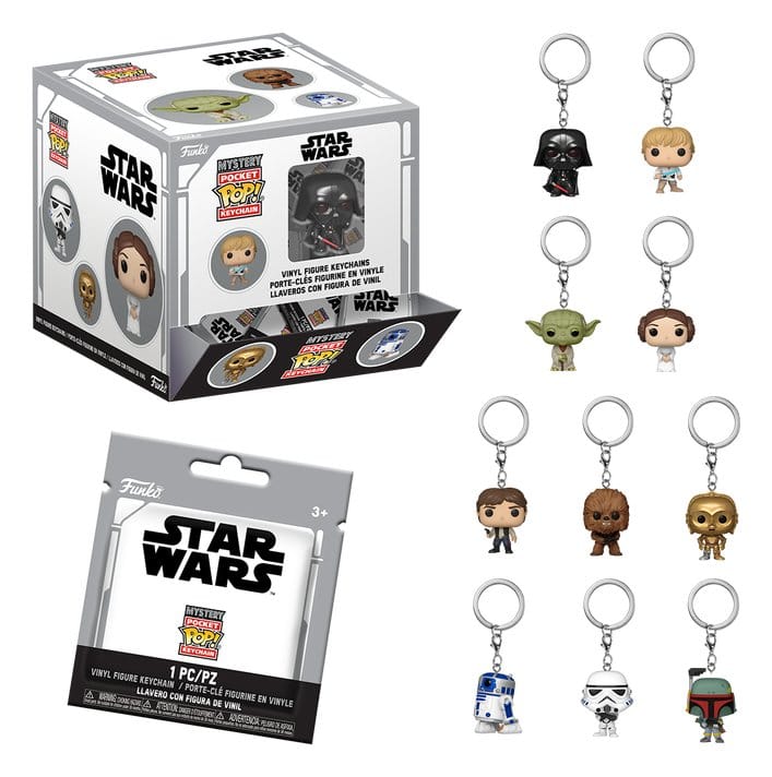 Star Wars Pocket POP! Vinyl 4 cm Expositor (12) Frikytopia